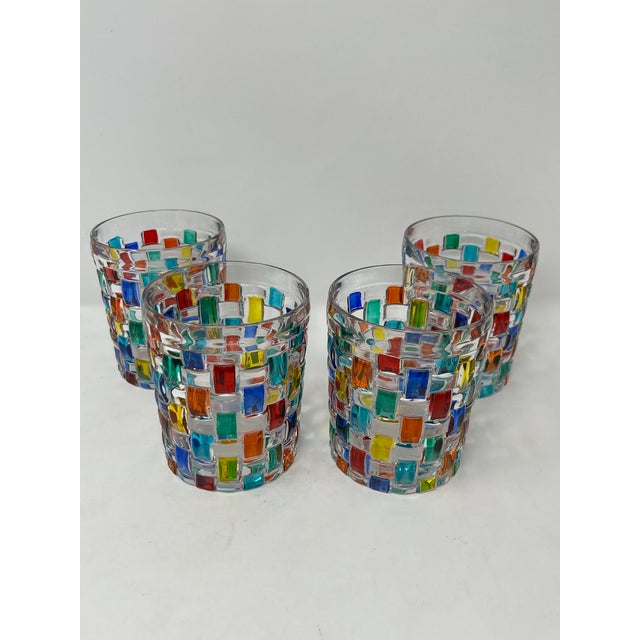 Contemporary Beautiful Venetian Glass Tumblers For Sale - Image 3 of 6