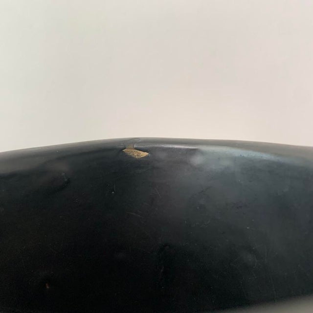 Mid-Century Signed Black Ceramic Box, 1960s For Sale - Image 11 of 18