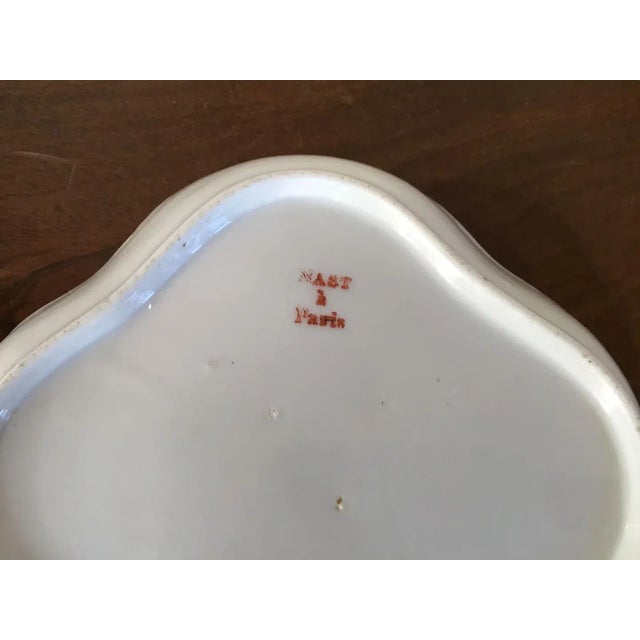 Ceramic 1805 - 1810 French Empire Porcelain Shell Shape Shrimp Dish For Sale - Image 7 of 11