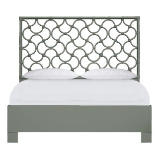 Mar Platform Bed Double, Evergreen For Sale