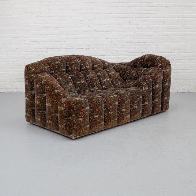 Wood Modular Persian Sofa in Fabric, 1980s, Set of 3 For Sale - Image 7 of 15