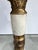 Antique French Empire Bronze Ormolu White Marble Pedestals - A Pair For Sale - Image 9 of 10