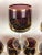 Glass Vintage Italian Murano Venetian Amethyst & 22k Gold Barware Set — 20 Pieces For Sale - Image 7 of 11