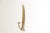 Metal Bauhaus Wall Candleholder in Hammered Brass by Alfred Schäfter, Germany, 1930 For Sale - Image 7 of 7