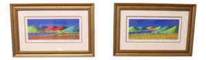 Stella Parslow, St. Amands Circus II & III, 1990, Paper, Framed, Set of 2