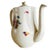 Boudewijn Coffee Pot with Peony by Petrus Regout, Maastricht, 1930s For Sale - Image 3 of 7
