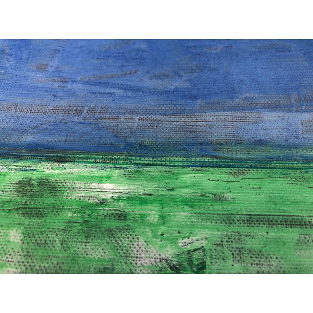 2020s Cassandra Auker Original Painting “Gulf Coast”, Mixed Media on Canvas Paper For Sale - Image 5 of 9