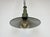 Metal Industrial Green Enamel Military Pendant Lamp with Cast Aluminium Top, 1960s For Sale - Image 7 of 17