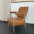 GoodForm Mid-Century Machine-Age Brushed Aluminum Leather Armchair For Sale - Image 4 of 9