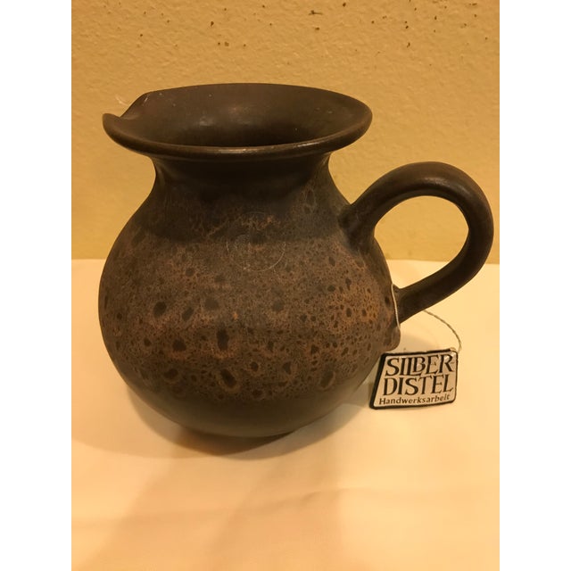 Mid Century Modern German Ceramic Pottery Vase by Silberdistel For Sale - Image 9 of 9