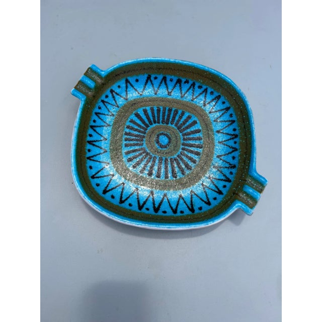 Abstract 1960s Alvino Bagni for Raymor Italian Ceramic Ashtray/Catchall For Sale - Image 3 of 6