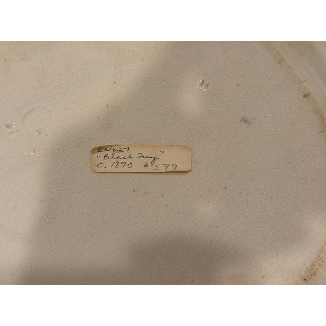 Mid-19th Century English Black Transferware Romantic Scenic Platter, Circa 1850–1870 For Sale - Image 15 of 18