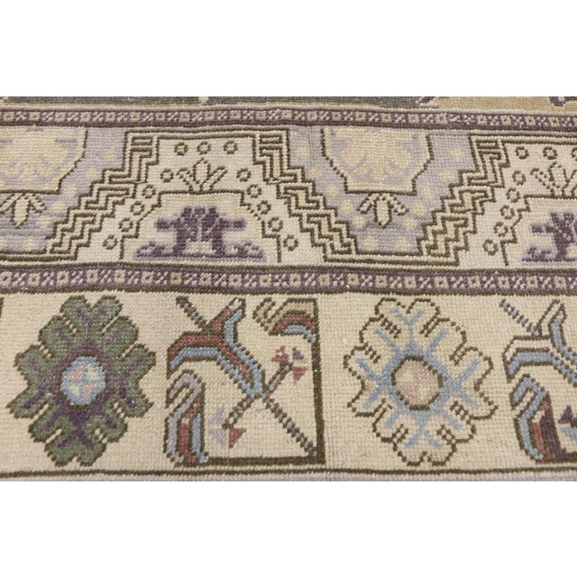 Vintage Turkish Oushak Rug - 05'03 X 10'04 For Sale - Image 4 of 9