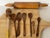 Shabby Chic 10 PCS Antique and Vintage Kitchen Wood Utensils With Pizza Board For Sale - Image 3 of 10