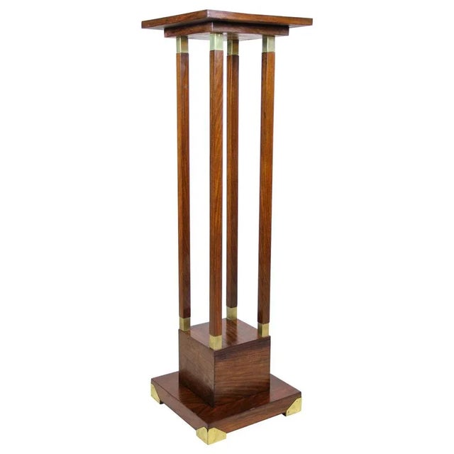 Austrian Art Nouveau Palisander Pedestal, 1900 For Sale - Image 15 of 15