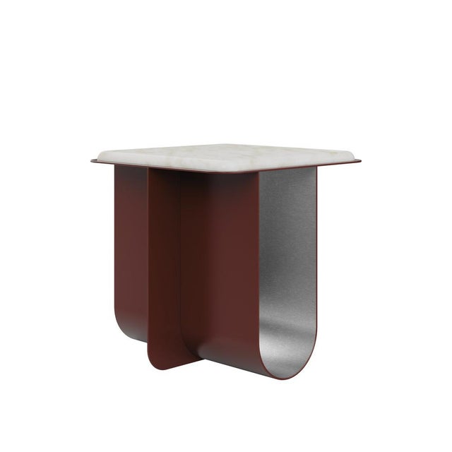 Bowery Side Table by Porus Studio For Sale - Image 9 of 9