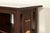 Stickley Harvey Ellis Collection Mission Arts & Crafts Inlaid Cherry Wood Slatted Triple Bookcase For Sale In South Bend - Image 6 of 12
