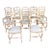 Set of 10 19th Century French Provincial Bleached Oak Ladderback Dining Chairs For Sale