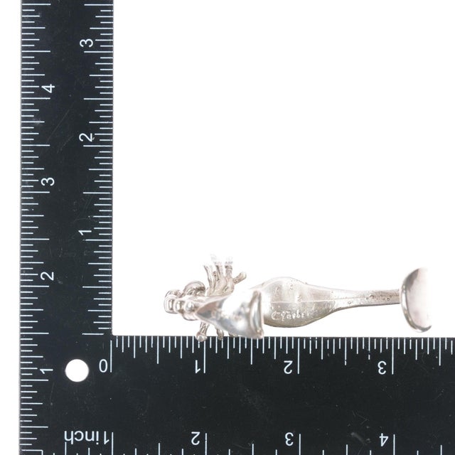 6.75" Carl Tasha (1943-2006) Brutalist Sterling Cuff Bracelet For Sale - Image 10 of 11