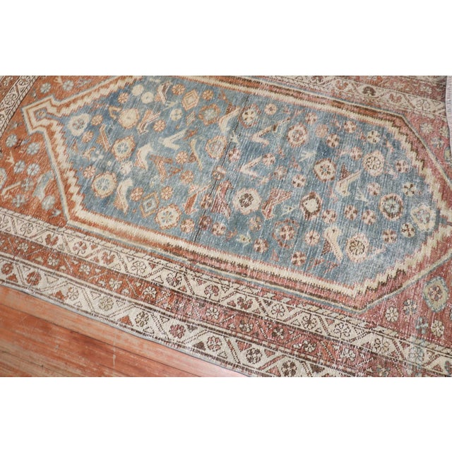 Early 20th Century Rustic Persian Malayer Rug - 3'10" x 6'5" For Sale - Image 4 of 5