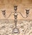 Victorian Vintage Wm. Rogers & Son Victorian Rose Silverplate Convertible Candelabrum For Sale - Image 3 of 4