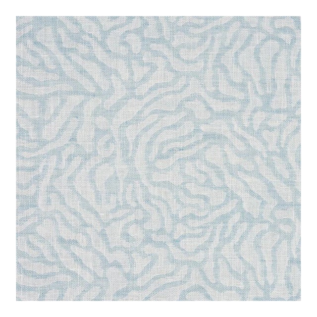Schumacher Cora Fabric in Sky For Sale