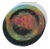 Dichroic Art Glass Plate by Henry Monrign For Sale