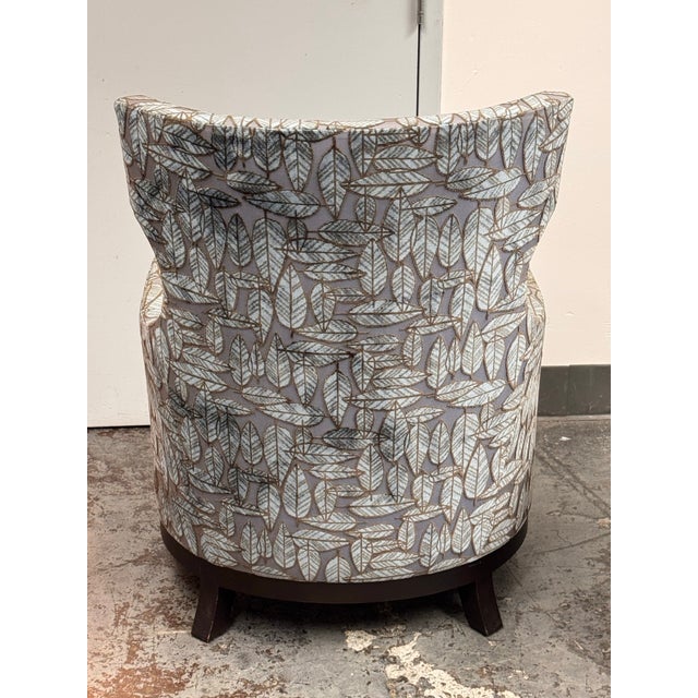Bespoke Wingback Lounge Armchair For Sale - Image 10 of 12