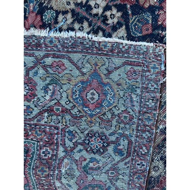 Antique Distressed Farahan Rug, 1890s For Sale - Image 18 of 18