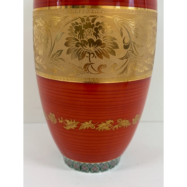 Ceramic Japanese Shibata Porcelain Vase For Sale - Image 7 of 10