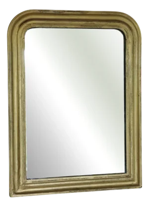 Antique Gilt Overmantel Wall Mirror