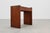 Art Deco Walnut Stool with Leather Seat, Belgium, 1925 For Sale - Image 9 of 11