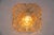 Metal Square 3D Amber Glass Flush Mount Lamp by Limburg, Germany, 1960s For Sale - Image 7 of 12