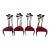 Christopher Guy Le Jardin Carved Floral Mahogany Dining Chairs, Set of 4 For Sale