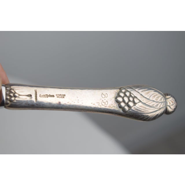 Metal Cutlery Set, Denmark, 1920, Set of 7 For Sale - Image 7 of 18