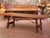 Late 18th Century 19th C. Spanish Baroque Walnut Refectory Table With Iron Stretcher For Sale - Image 5 of 9