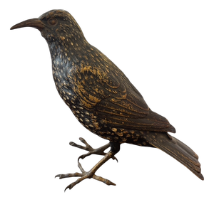 Viennese Bronze Animal Figure Bird Star from F. X. Bergmann