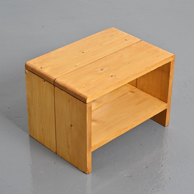 Pine Side Table from Les Arcs, France, 1970 For Sale - Image 10 of 11