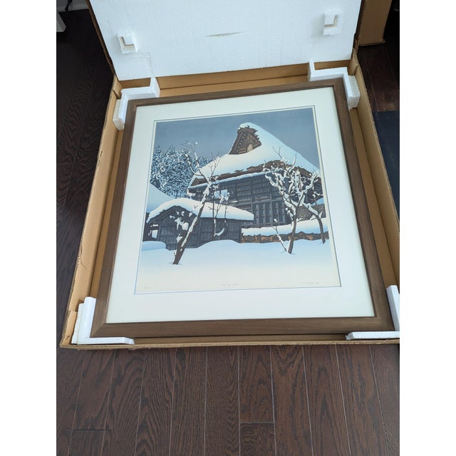 An exceptional, large-scale original limited-edition woodblock print (mokuhanga) by renowned modern master Ted Colyer (b....