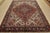 An authentic vintage traditional tribal Heriz rug hand-knotted with fine wool and natural dyes. This nomadic rug features...