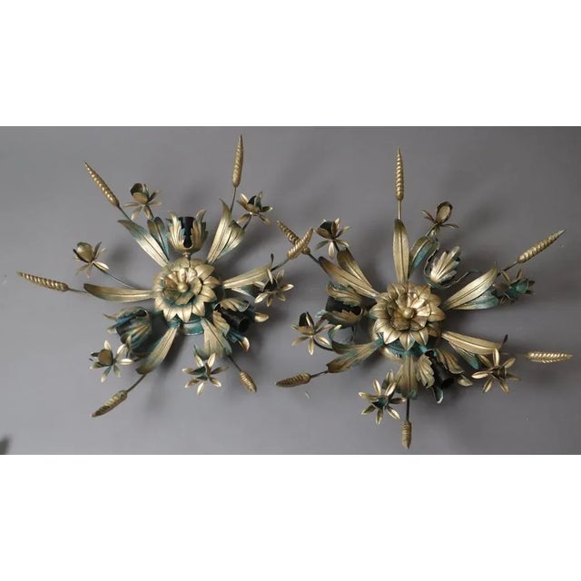 Hollywood Regency Ceiling Light, in Good conditions. Designed 1960 to 1969 Up to 250V (Europe/UK Standard).The wiring of...