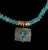 2020s Apatite Pendant Necklace With 14k Gold For Sale - Image 5 of 12