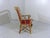 Rattan & Fabric Armchair, 1930s For Sale - Image 6 of 18