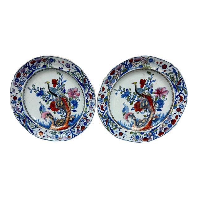 Two Antique Masons Ironstone China Bowls For Sale