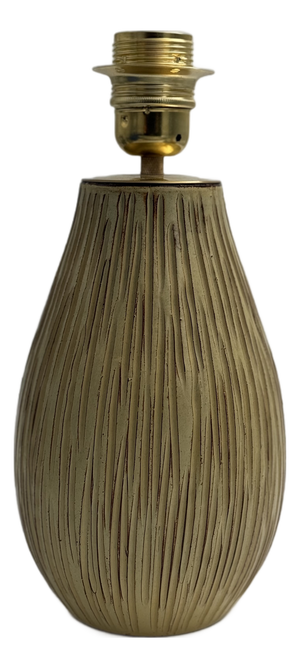 Scandinavian Earthenware Table Lamp by Greta Runeborg for Ekeby, 1940s