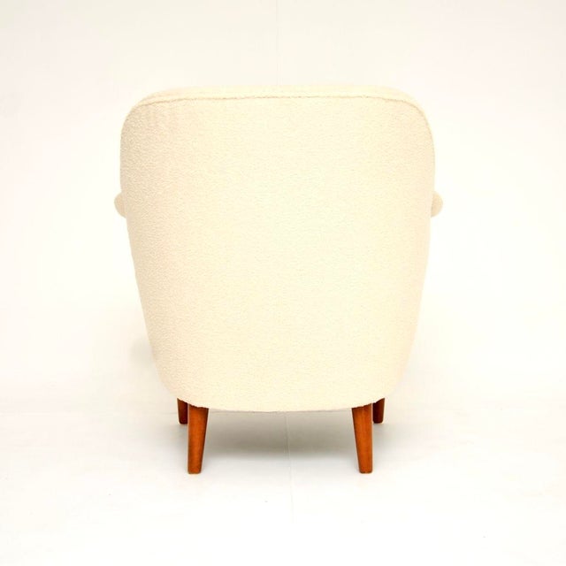 Wood Vintage Swedish Samspel Chair attributed to Carl Malmsten, 1960 For Sale - Image 7 of 9