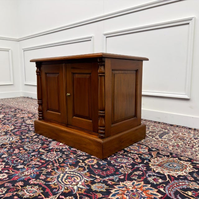 Classic English Office Cabinet Printer Table For Sale - Image 5 of 10