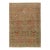 Antique Malayer Style Rug With Terracotta Field and Sage Green Boteh Motifs For Sale