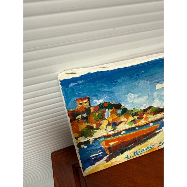 Sand J. Miano "Taormina" Original Painting, Signed For Sale - Image 8 of 12