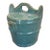 Early 20th Century Chinese Emerald Green Glazed Shiwan Pottery Well Bucket Form Water Pot For Sale